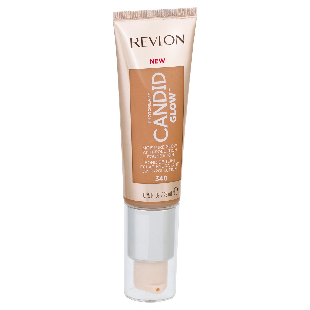 slide 2 of 9, Revlon PhotoReady Candid Glow True Beige 340 Moisture Glow Foundation 0.75 oz, 0.75 oz