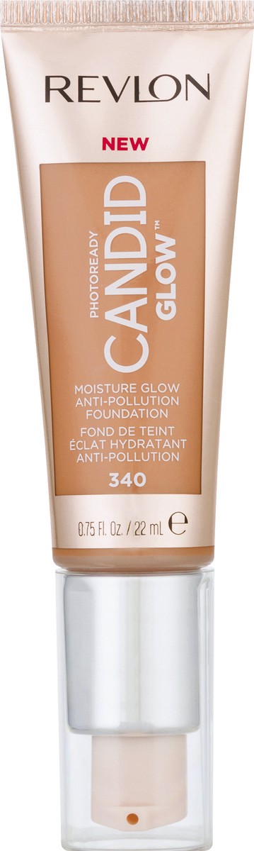 slide 8 of 9, Revlon PhotoReady Candid Glow True Beige 340 Moisture Glow Foundation 0.75 oz, 0.75 oz