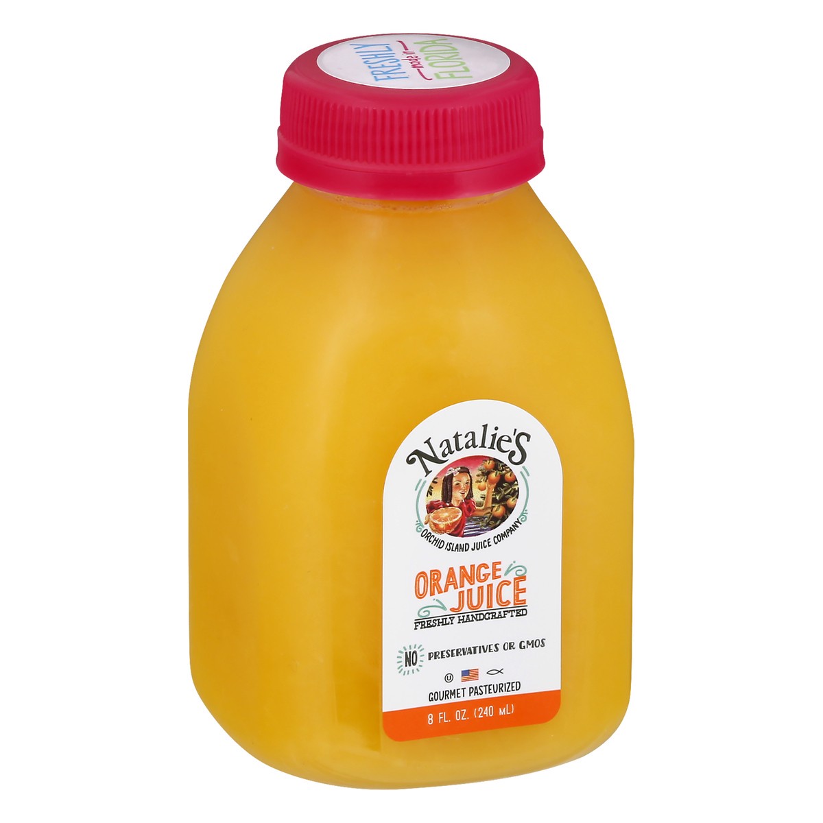 slide 5 of 9, Natalie's Orange Juice 8 fl oz, 8 fl oz