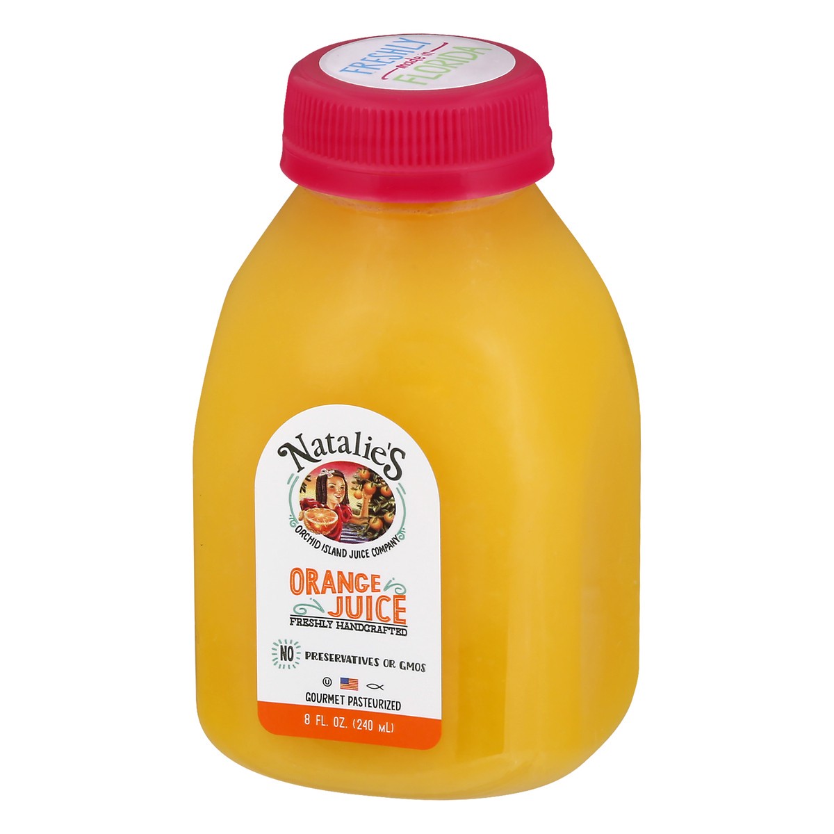 slide 2 of 9, Natalie's Orange Juice 8 fl oz, 8 fl oz
