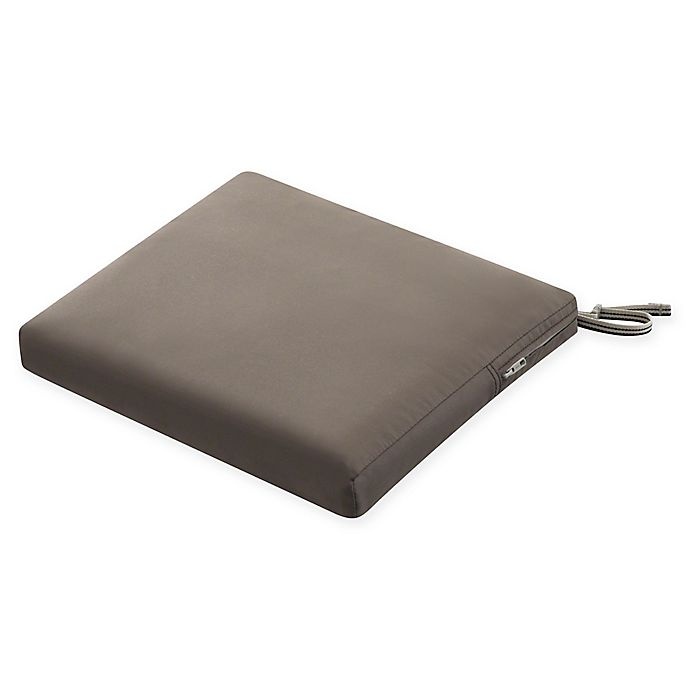 slide 1 of 18, Classic Accessories Ravenna Rectangle Patio Seat Cushion Slip Cover and Foam - Taupe, 1 ct