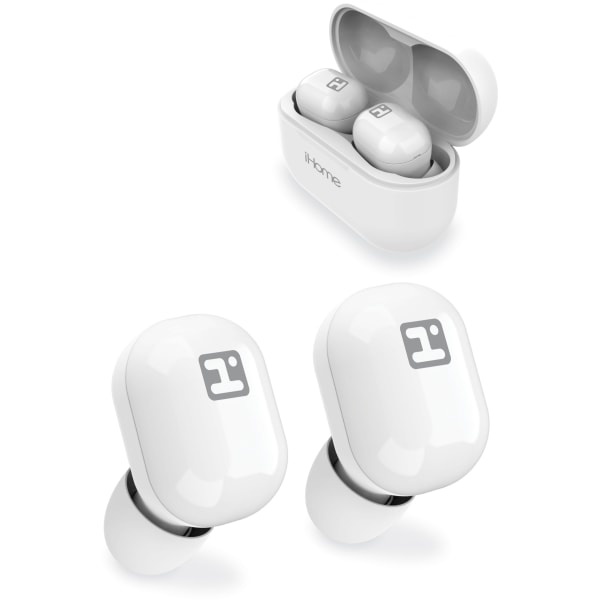 slide 1 of 1, iHome Xt-10 Truly Wireless Earbuds, White., 1 ct