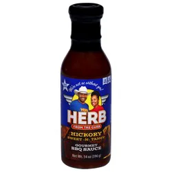 Herb Gourmet Hickory Sweet-N-Tangy BBQ Sauce 14 oz