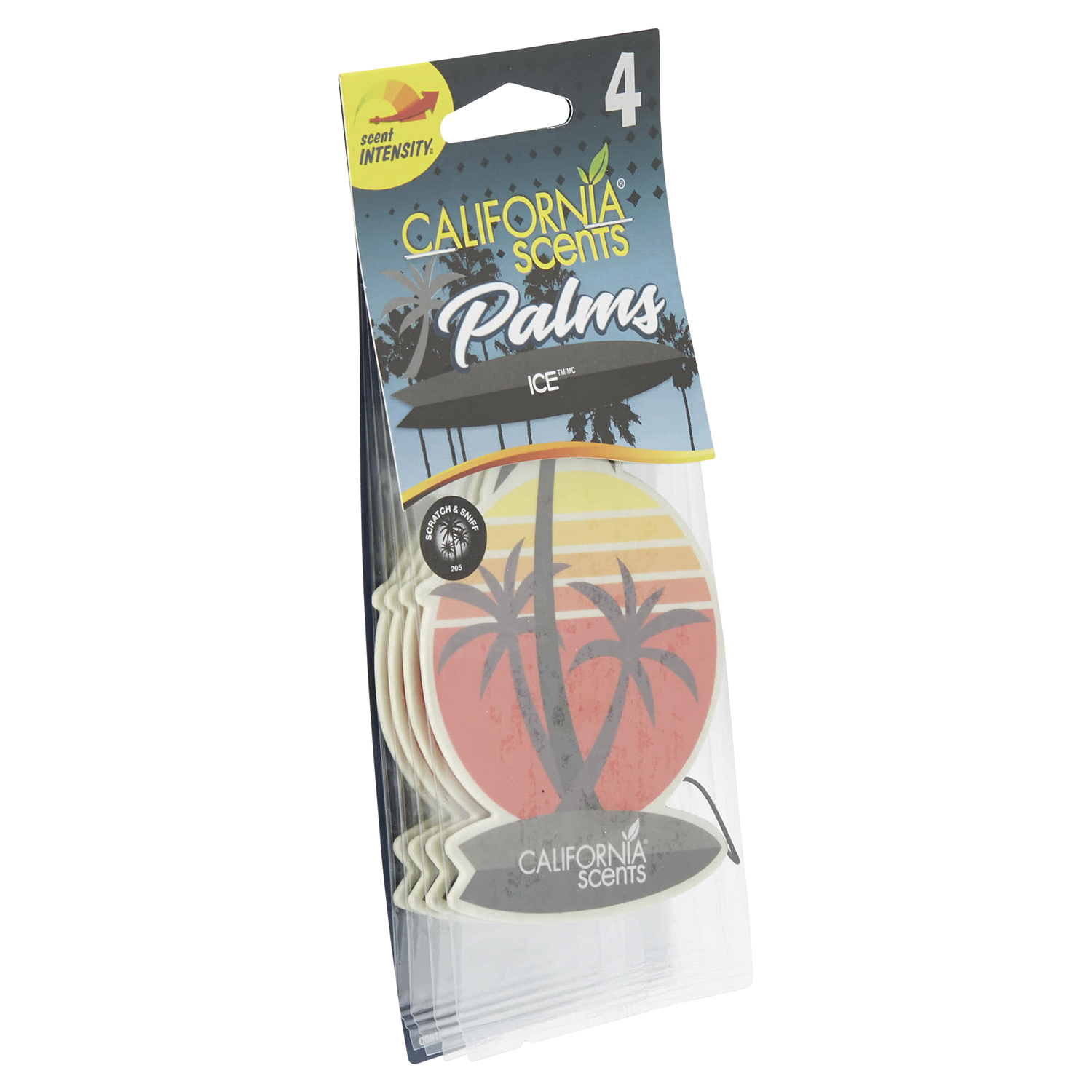 slide 4 of 5, California Scents Palms Ice Air Freshener, 4 ct