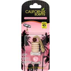 California Scents Tropical Pacific Blooms Hanging Vial Car Air Freshener - 1 Count