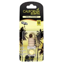 California Scents Vanilla Paradise Hanging Vile Auto Air Freshener