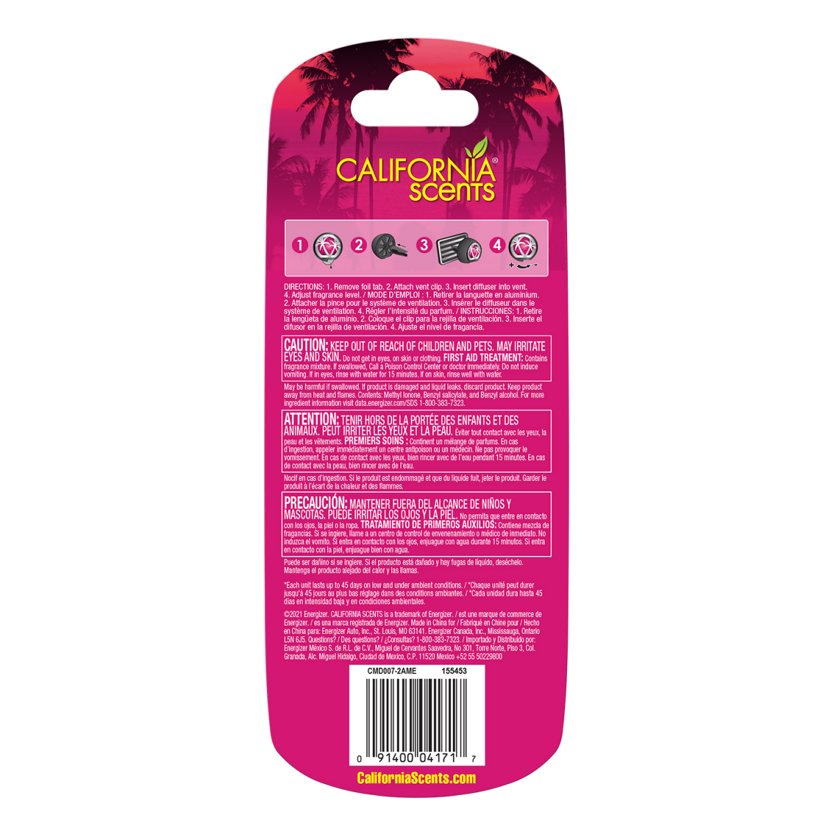 slide 2 of 2, California Scents Coronado Cherry Air Fresheners 2 - 0.10 fl oz ea, 2 ct