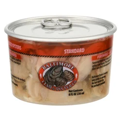 Baltimore Clam & Oyster Co. Wild Caught Shucked Standard Oysters Fresh