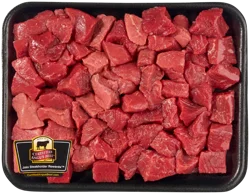 USDA Choice Boneless Beef Chuck Stew Meat - 1.25 lb