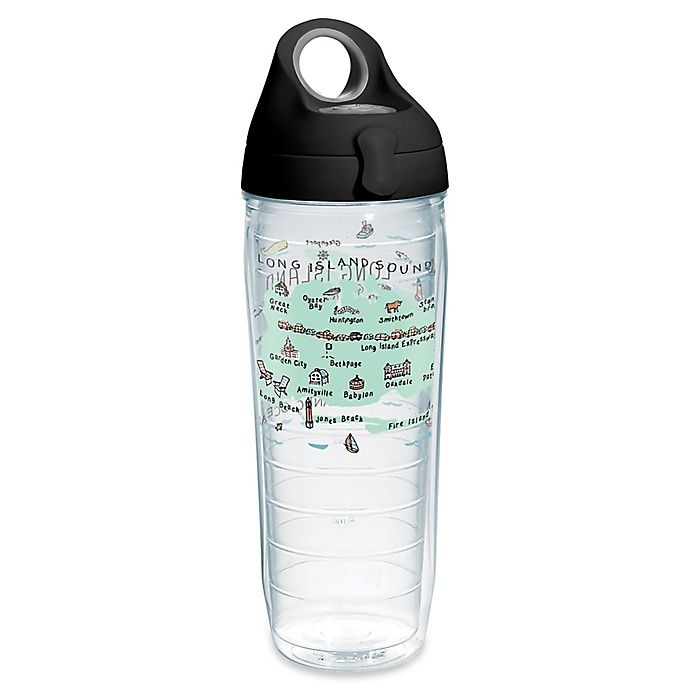 slide 1 of 1, Tervis My Place Long Island Wrap Water Bottle with Lid, 24 oz