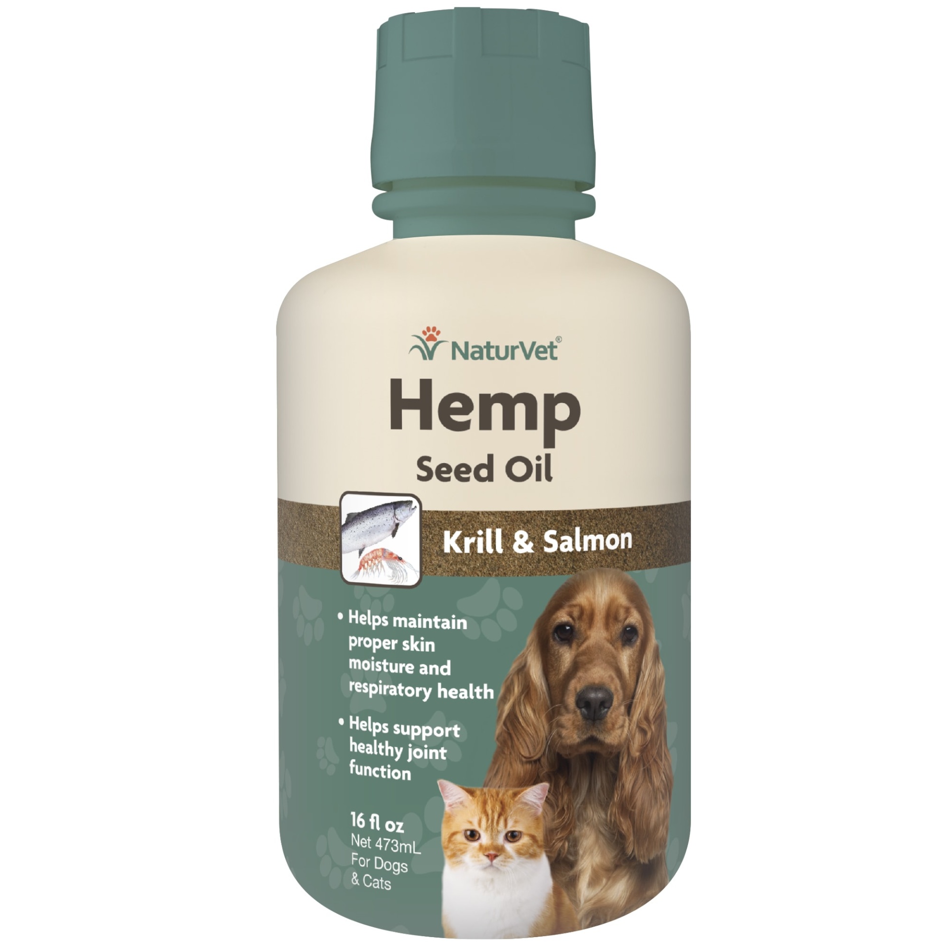 slide 1 of 1, NaturVet Hemp Seed Oil, Krill & Salmon for Pets, 16 oz