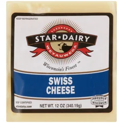 Weyauwega Star Dairy Swiss Cheese