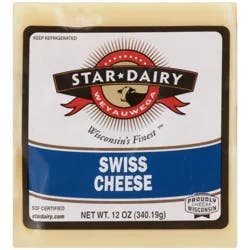 Weyauwega Star Dairy Swiss Cheese