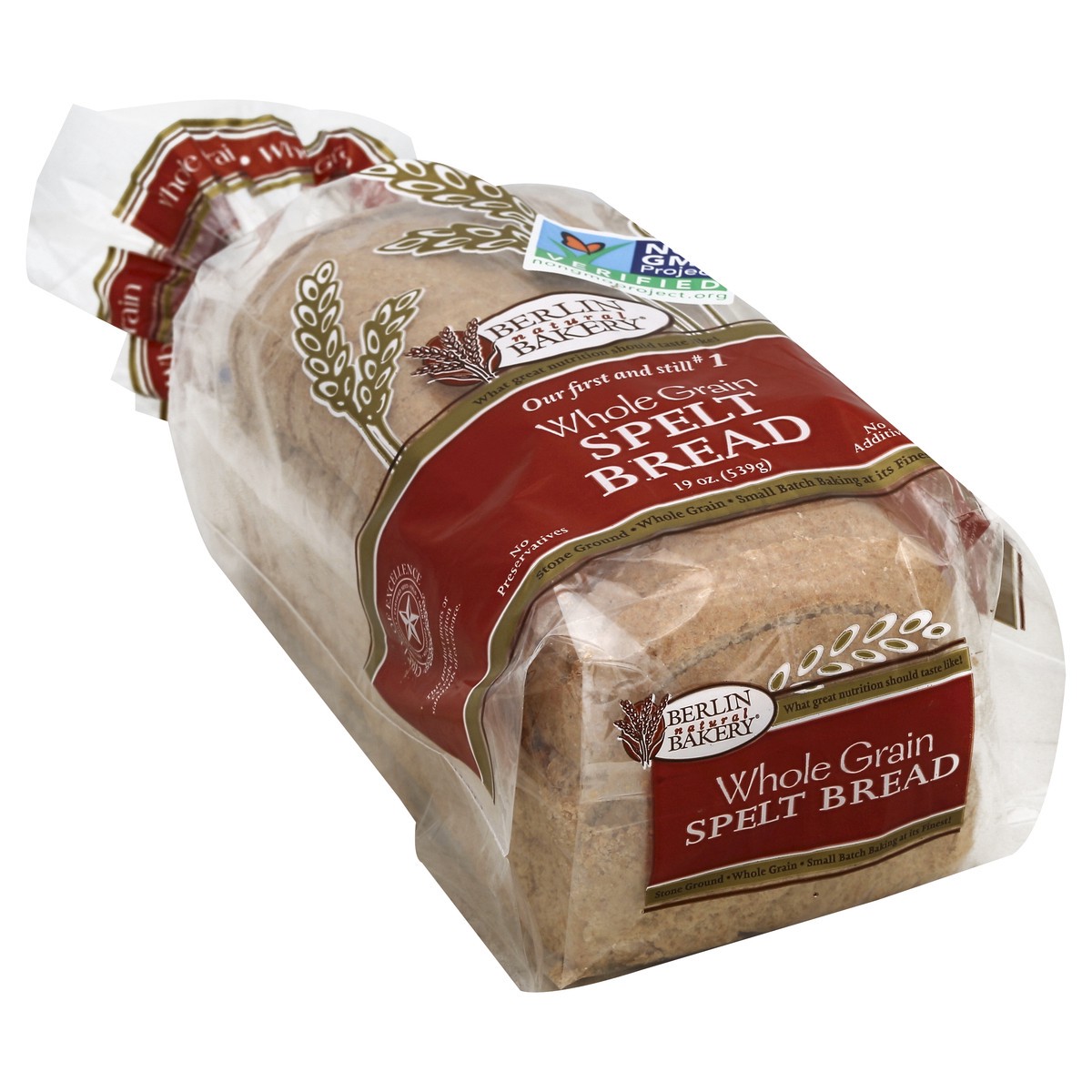 slide 3 of 5, Berlin Natural Bakery Spelt Bread 1.3Lb, 1.3 lb