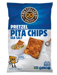 Pretzelized Snacks Pretzel Sea Salt Pita Chips 7 oz