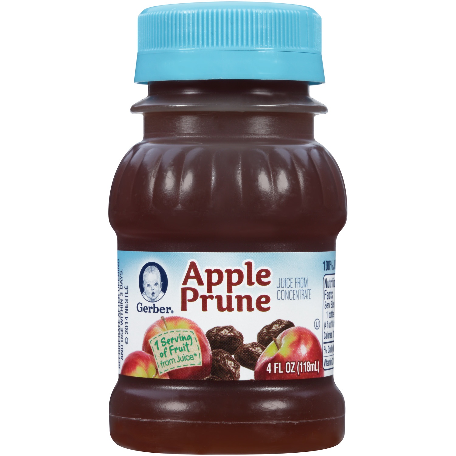 slide 1 of 1, Gerber Apple Prune Juice, 4 oz