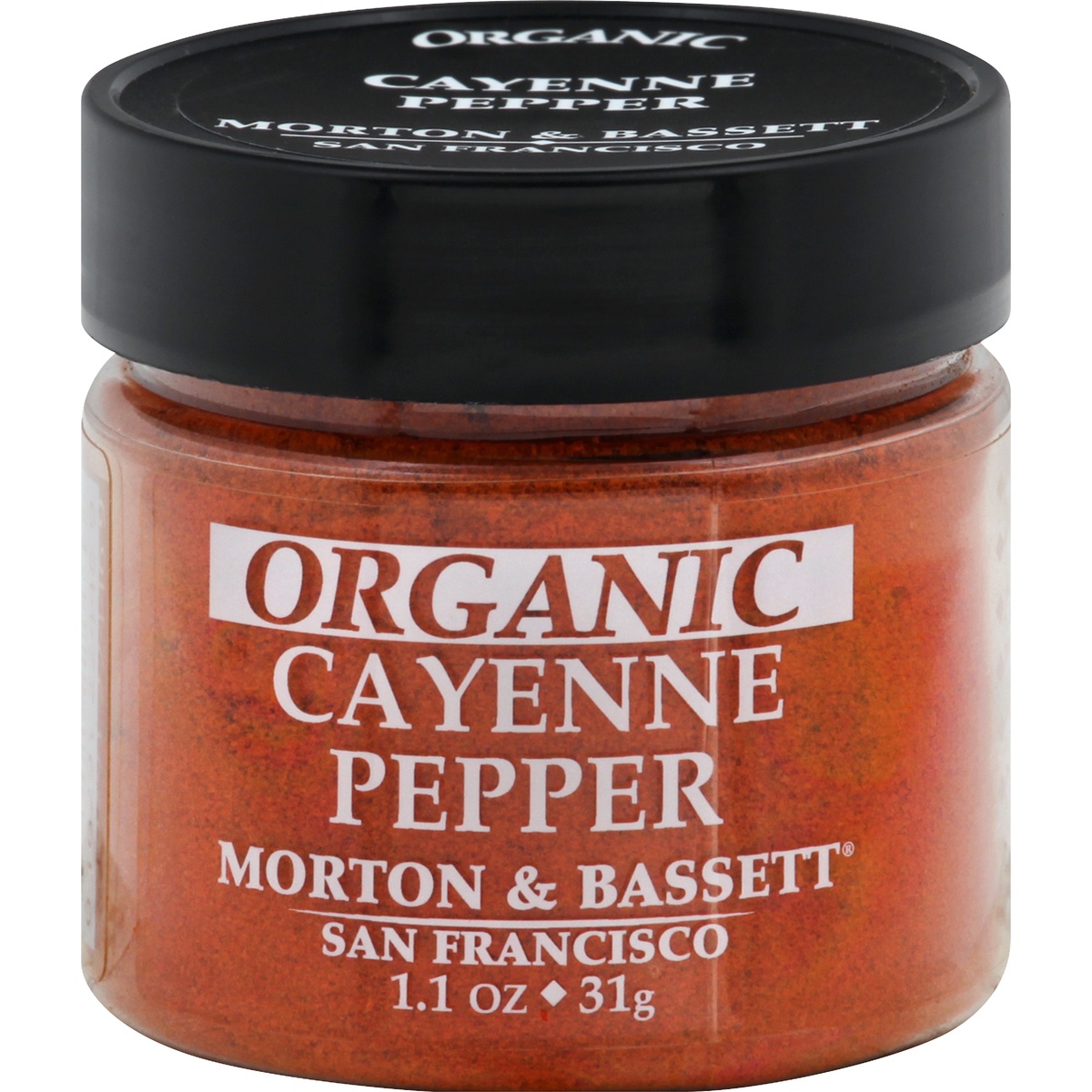slide 1 of 1, Morton & Bassett Organic Cayenne Pepper 1.1 oz, 1.1 oz