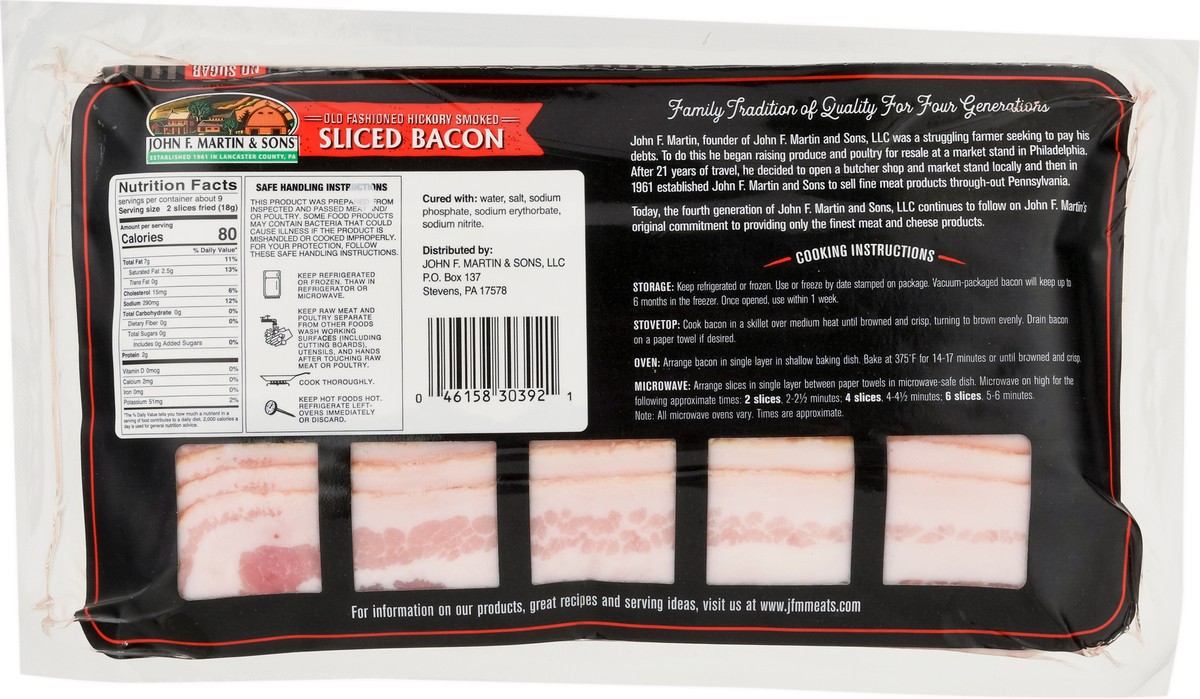 slide 3 of 11, John F. Martin & Sons John Martin Bacon, 1 lb