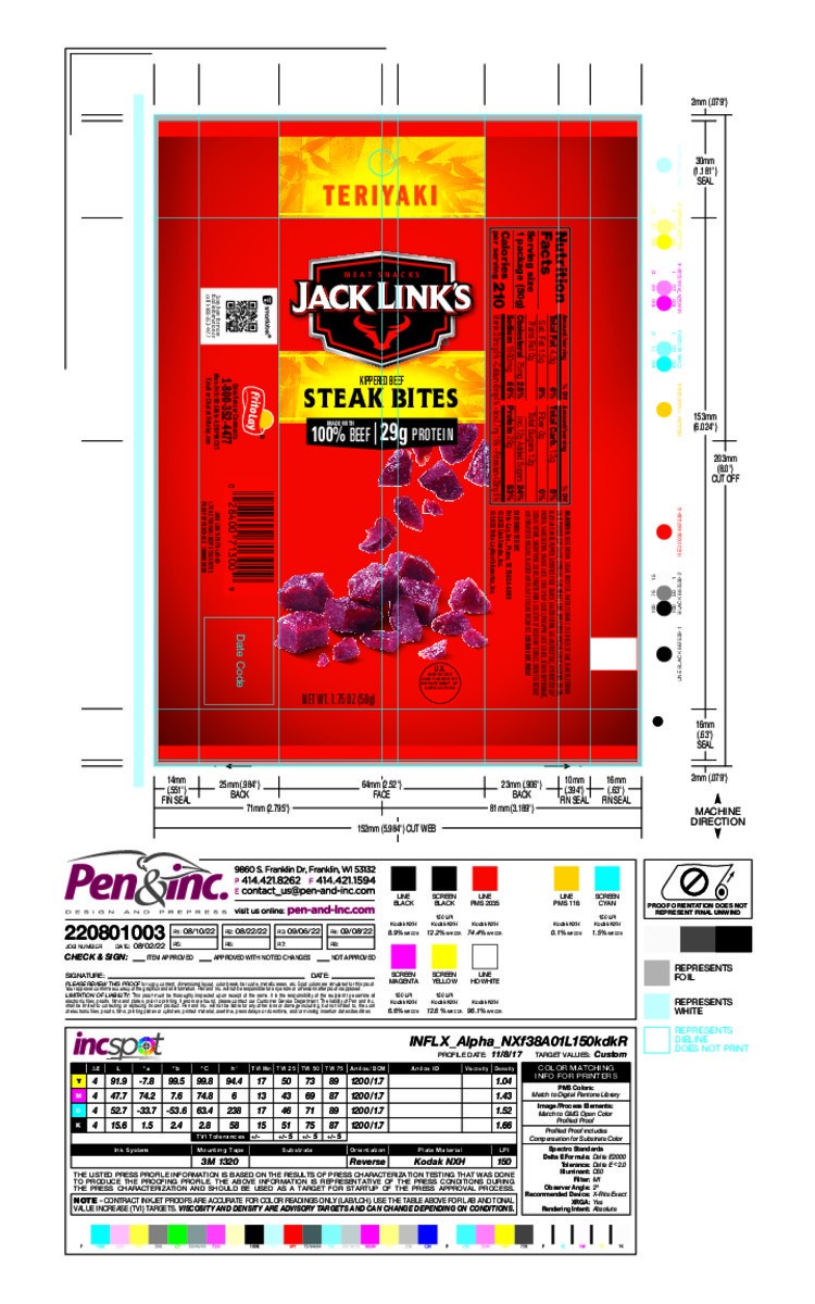 slide 3 of 7, Jack Link's Steak Bites Teriyaki 1.75 Oz, 1.75 oz