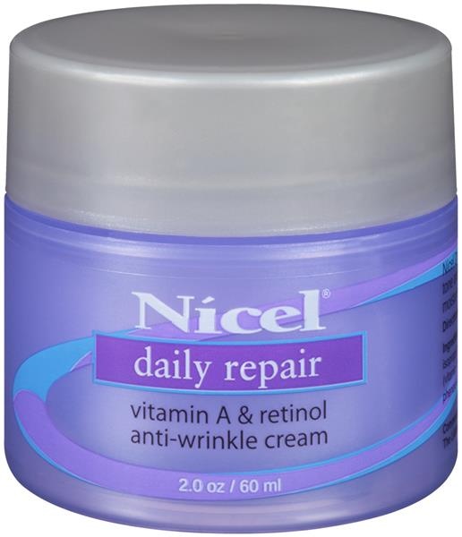 slide 1 of 1, Nicel Daily Repair Vitamin A & Retinol Cream, 2 oz