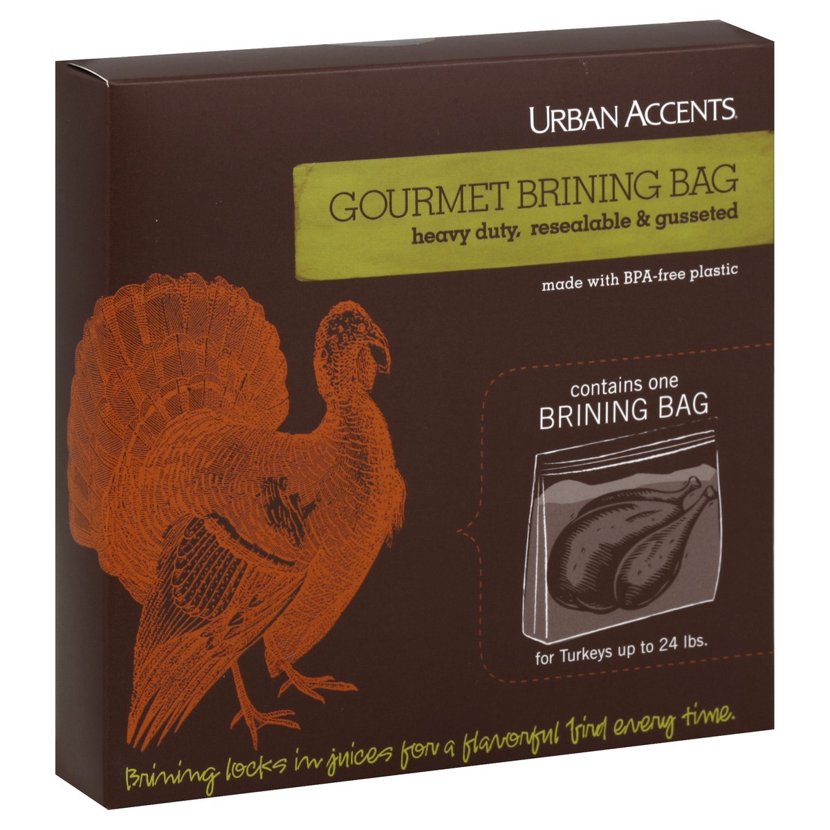 slide 5 of 5, Urban Accents Gourmet Brining Bag, 3.2 oz