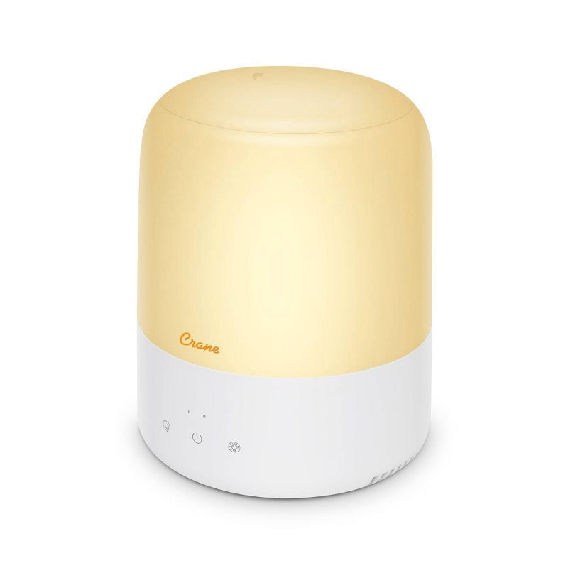 slide 2 of 8, Crane 3-in-1 Cool Mist Humidifier with Essential Oil Diffuser and Sleep Support Night Light - 0.5gal, 1/2 gal