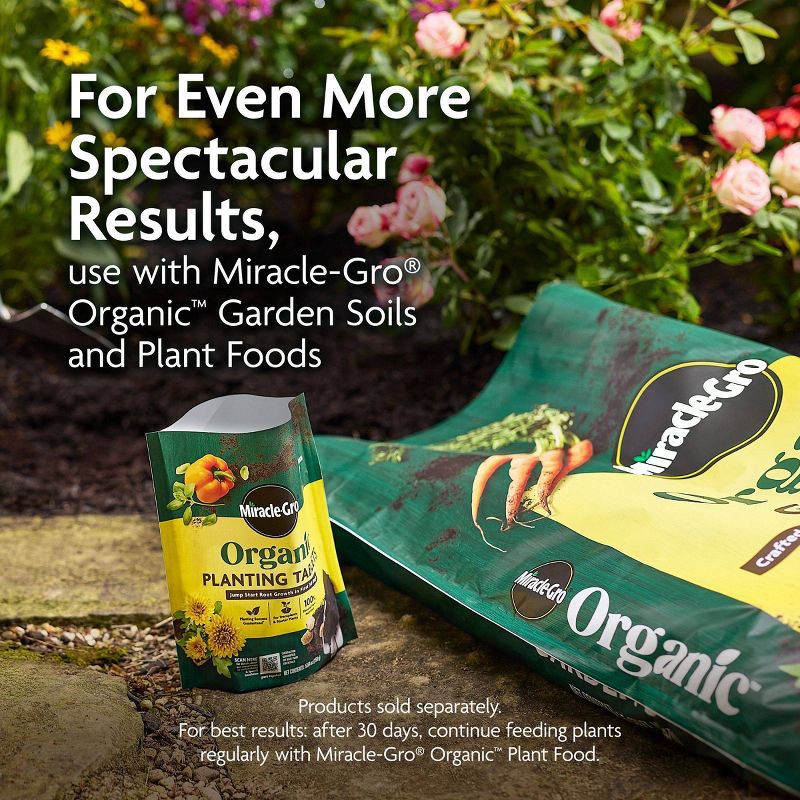 slide 12 of 12, Miracle-Gro Organic Tablet Fertilizer 5.64oz, 5.64 oz