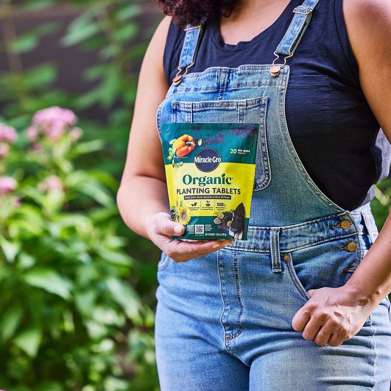 slide 6 of 12, Miracle-Gro Organic Tablet Fertilizer 5.64oz, 5.64 oz