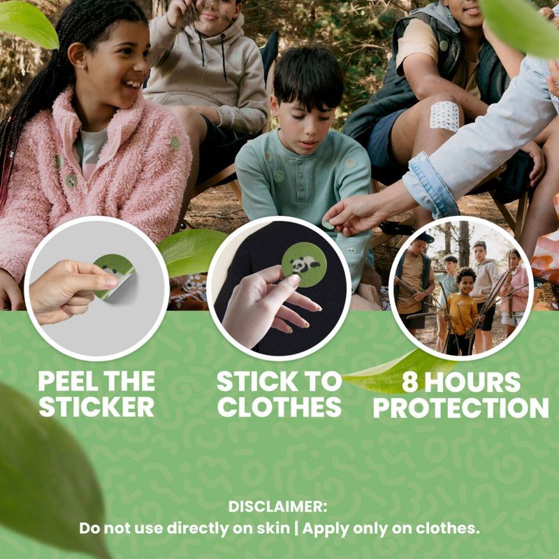 slide 4 of 7, ZAPPP! Mosquito Repellent Stickers - Natural, Safe, DEET-Free Protection 30pk, 30 ct