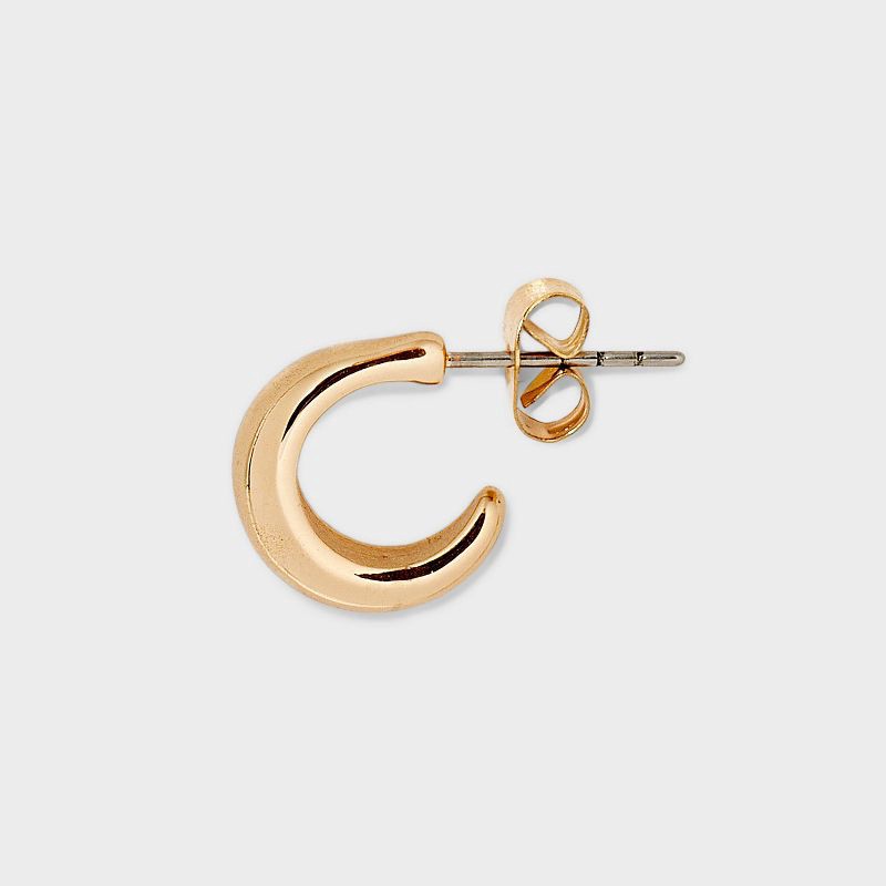 slide 2 of 2, Multi Earring with Mother of Pearl Set 8pc - Universal Thread™ Metallic Gold/Silver/White: Nickel-Free Metal, 8 ct