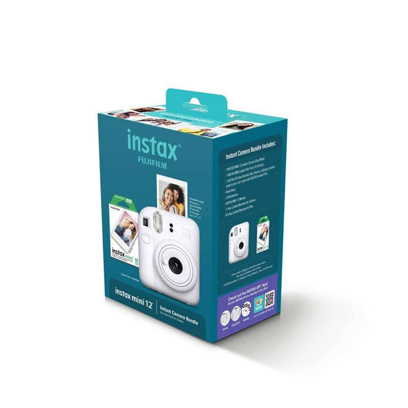 slide 3 of 10, Fujifilm instax mini 12 Bundle - Clay White, 1 ct
