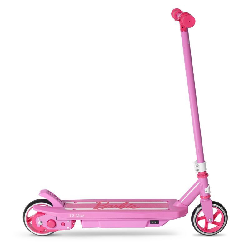 slide 2 of 10, Hyper Barbie Jammer Kids' Electric Scooter 12 Volt Battery Powered Scooter, 1 ct