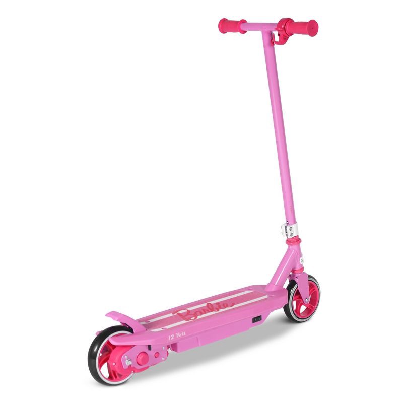 slide 6 of 10, Hyper Barbie Jammer Kids' Electric Scooter 12 Volt Battery Powered Scooter, 1 ct