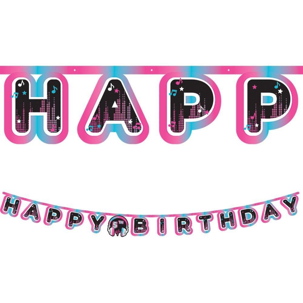 slide 1 of 1, Party City Internet Famous Birthday Banner Kit, 1 ct