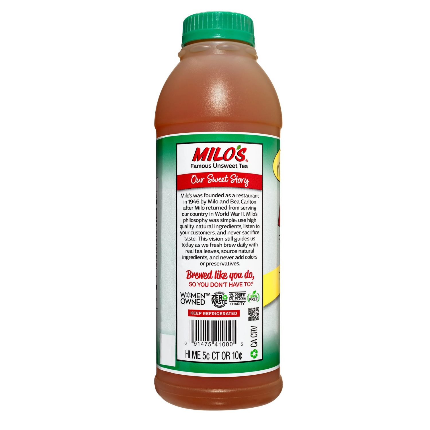 slide 2 of 3, Milo's Famous Unsweet Tea - 20 fl oz, 20 fl oz