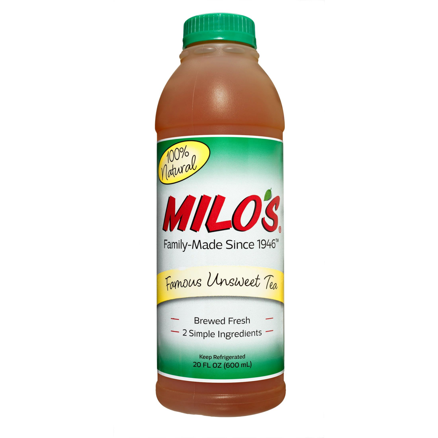 slide 1 of 2, Milo's Famous Unsweet Tea - 20 fl oz, 20 fl oz