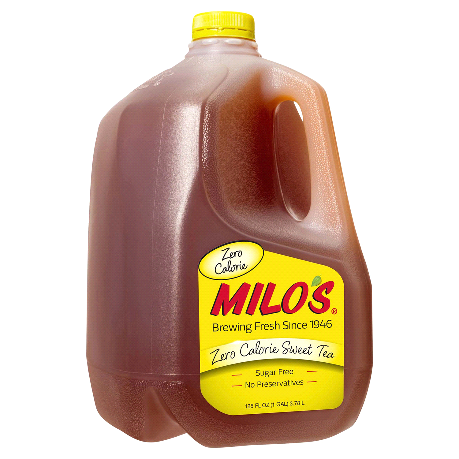 slide 2 of 2, Milo's Zero Sugar Sweet Tea, 128 fl oz