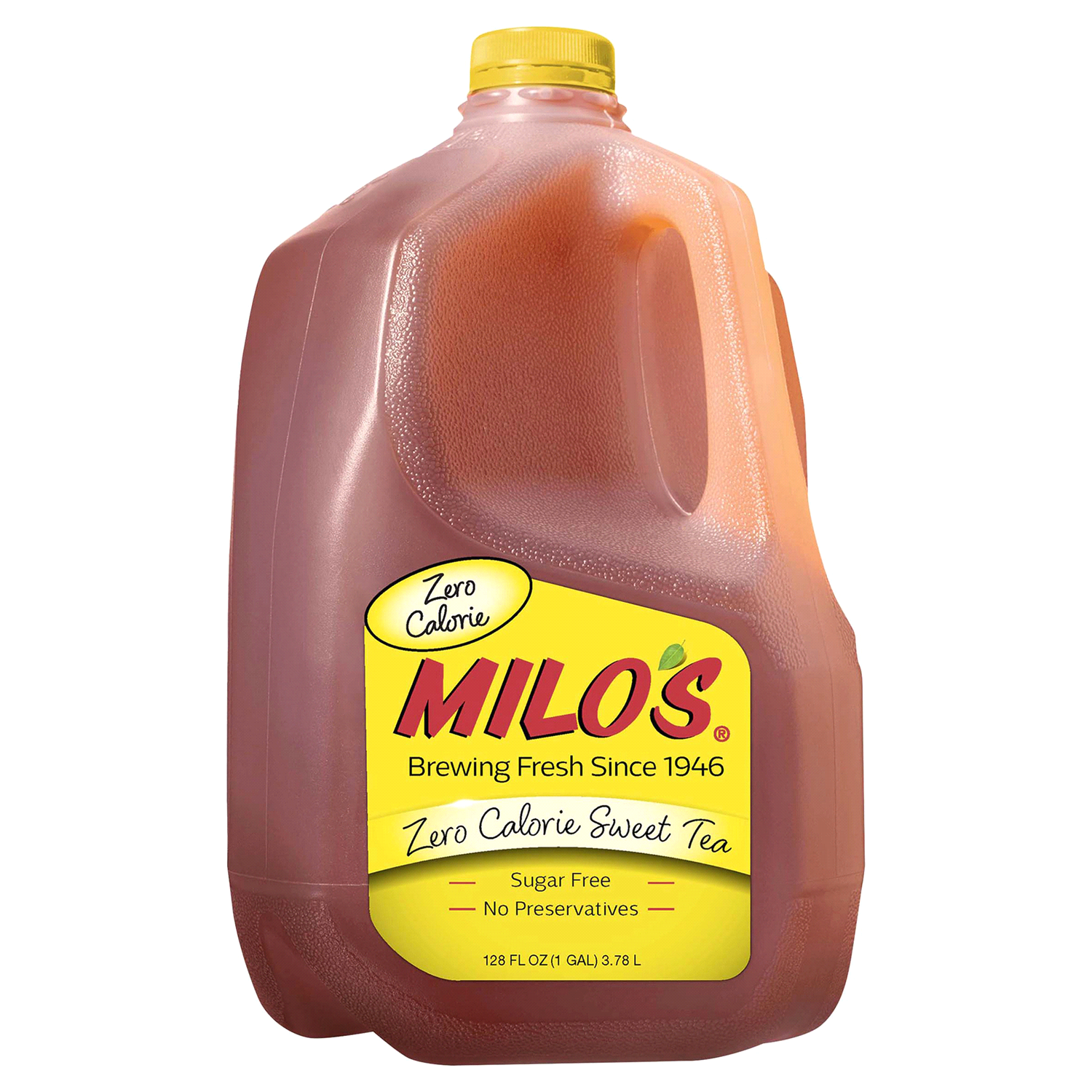 slide 1 of 2, Milo's Zero Sugar Sweet Tea, 128 fl oz