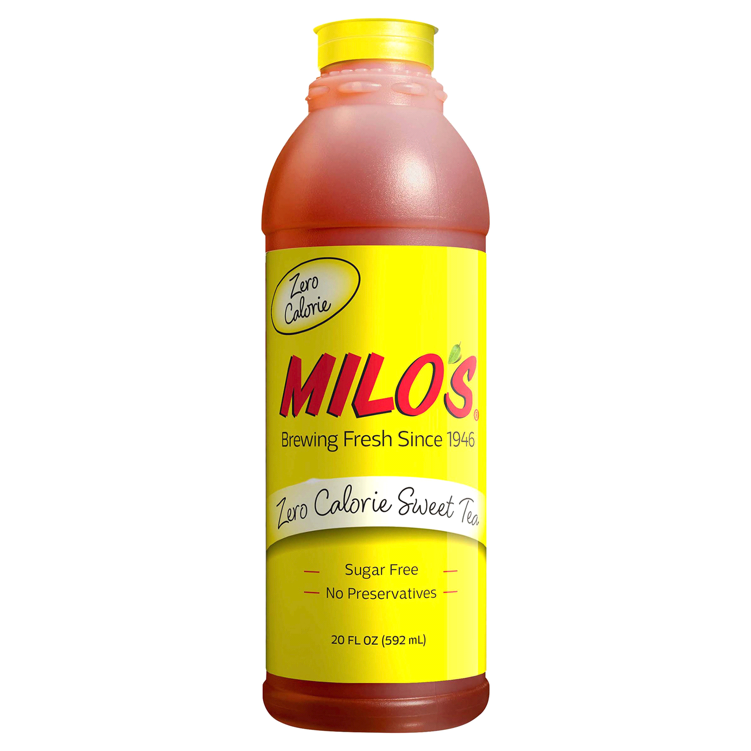 slide 1 of 2, Milo's Zero Sugar Sweet Tea, 20 fl oz