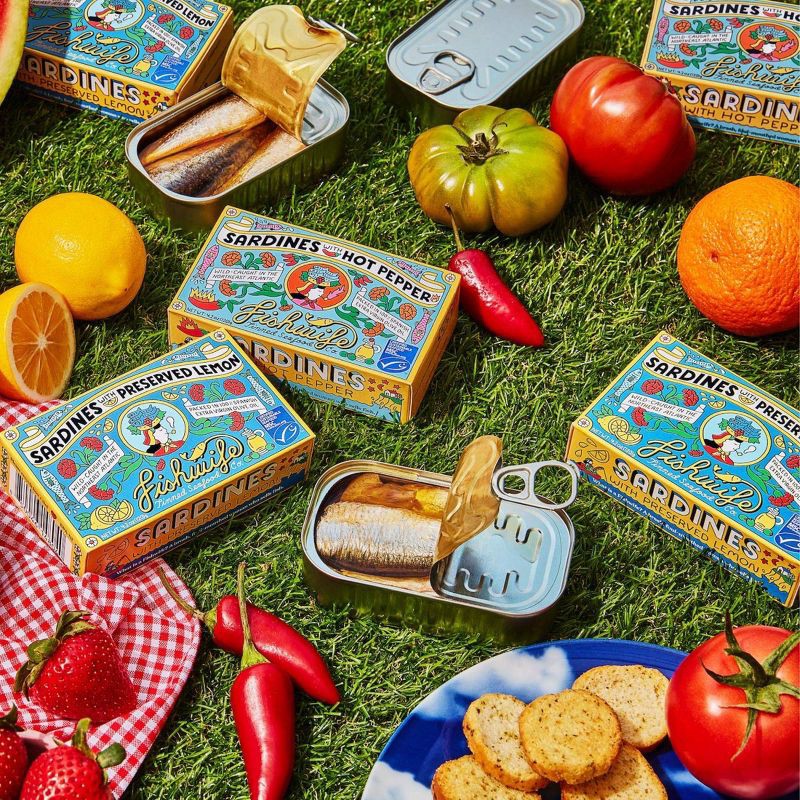 slide 2 of 5, Fishwife Tinned Seafood Co Fishwife Sardines with Preserved Lemon - 4.2oz, 4.2 oz