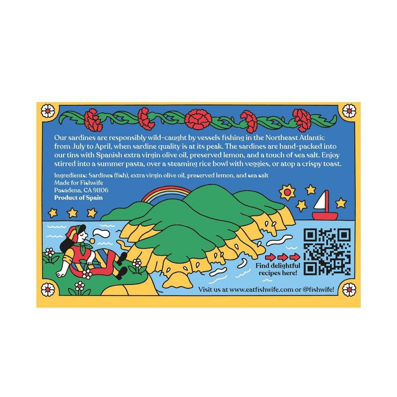 slide 3 of 5, Fishwife Tinned Seafood Co Fishwife Sardines with Preserved Lemon - 4.2oz, 4.2 oz