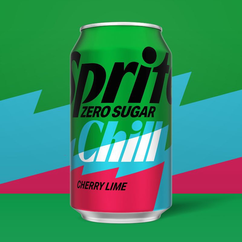 slide 3 of 6, Sprite Zero Chill Cherry Lime Natural Flavor Soda - 12pk/12 fl oz Cans, 12 ct; 12 fl oz