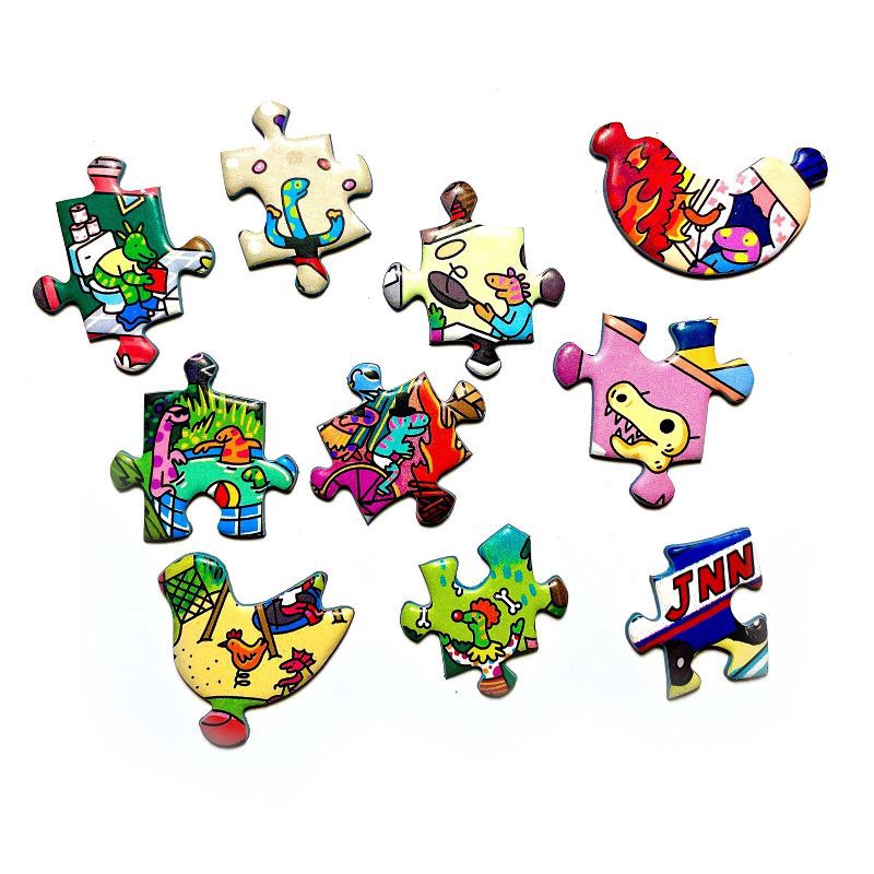 slide 3 of 5, Magic Puzzle Company Big Rock City Jigsaw Puzzle - 1000pc: Collage, Educational Focus on Memory & Fine Motor Skills, 1000 ct