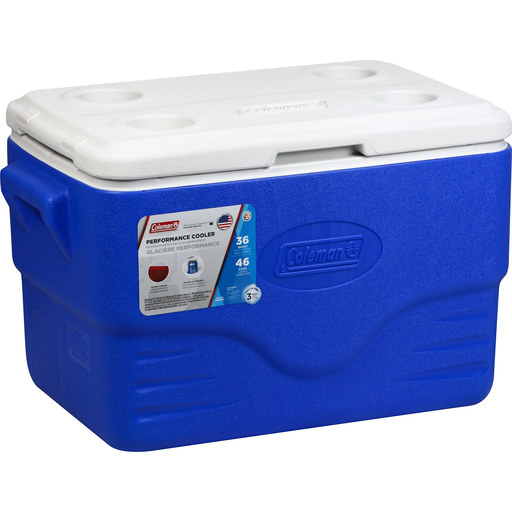 slide 1 of 5, Coleman Performance Cooler - Blue, 36 qt