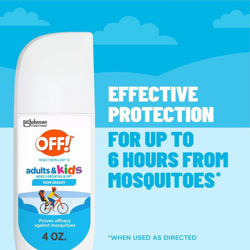 slide 4 of 13, OFF! Adults and Kids Mosquito Repellent Picaridin Bug Spray - 4 fl oz, 4 fl oz