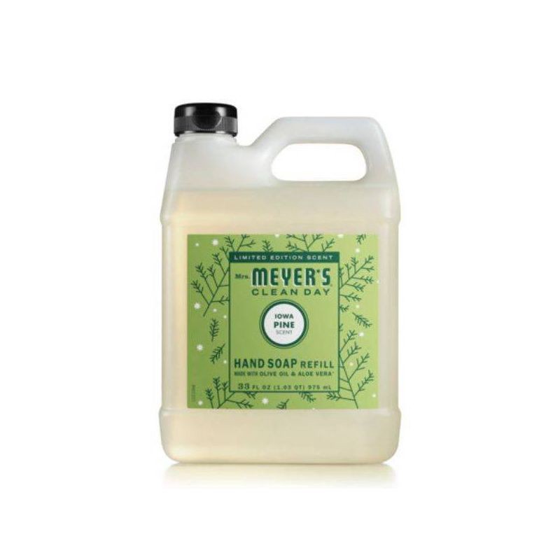 slide 1 of 8, Mrs. Meyer's Clean Day Hand Soap Refill - Iowa Pine - 33 fl oz, 33 fl oz