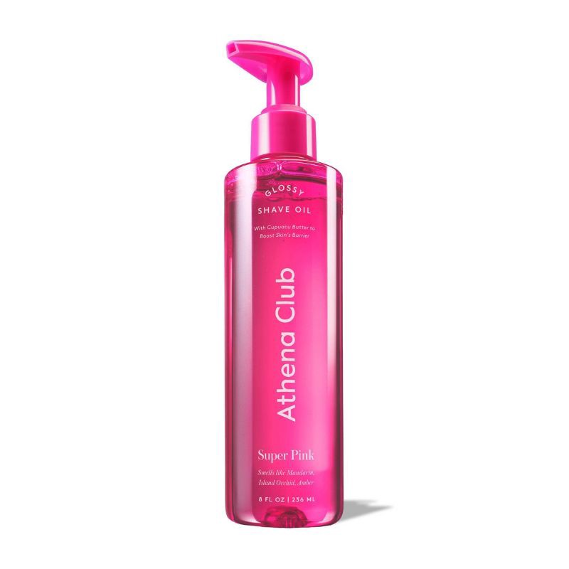 slide 1 of 8, Athena Club Glossy Shave Oil - Super Pink - 8 fl oz, 8 fl oz