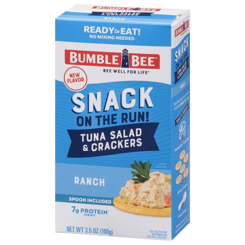 slide 4 of 7, Bumble Bee Tuna Salad with Crackers Snack Kit Ranch- 3.5oz, 3.5 oz