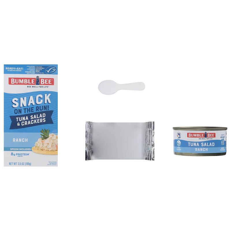 slide 7 of 9, Bumble Bee Tuna Salad with Crackers Snack Kit Ranch- 3.5oz, 3.5 oz