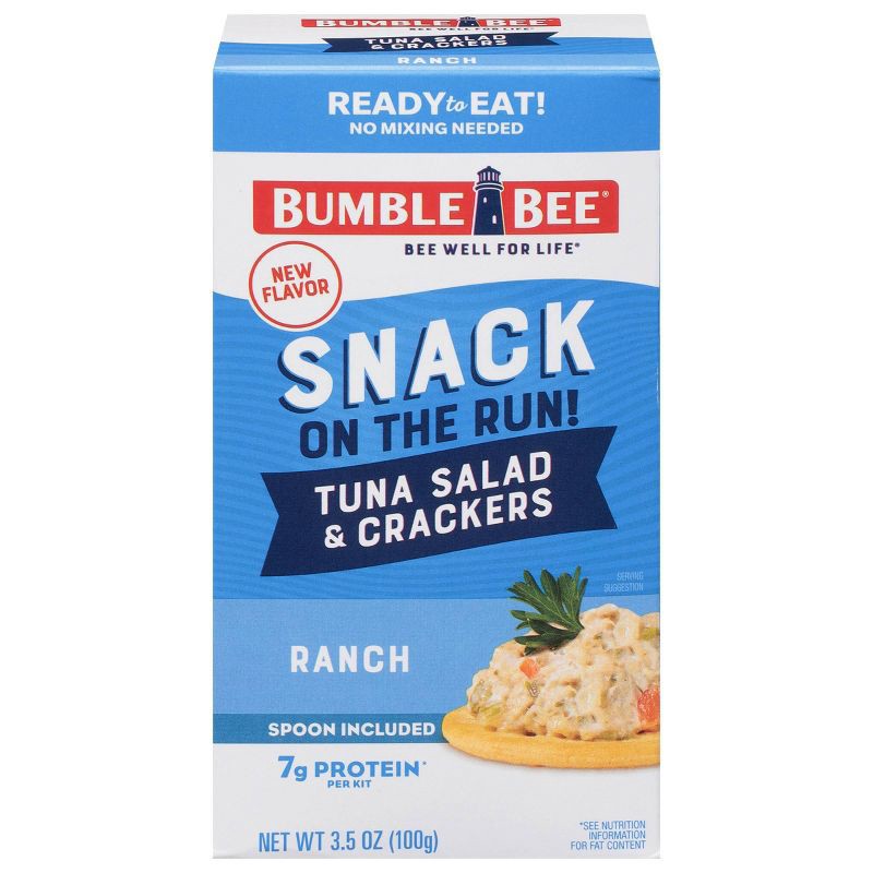 slide 1 of 7, Bumble Bee Tuna Salad with Crackers Snack Kit Ranch- 3.5oz, 3.5 oz